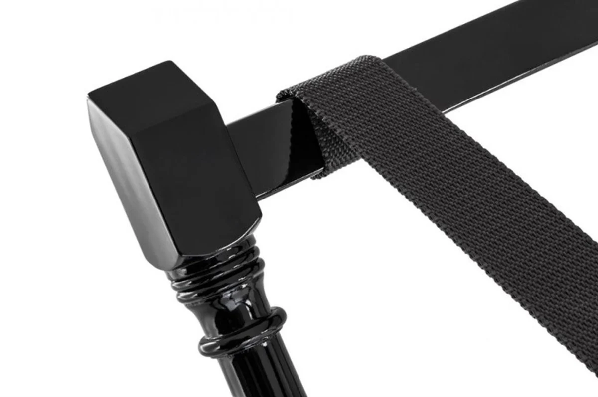 Casa Padrino luxury bar table black with detachable foldable tray black high gloss - neoclassical - hotel restaurant furniture