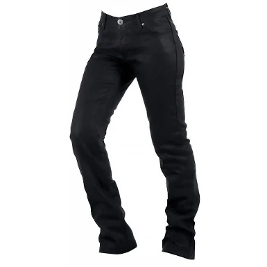 PANTALON VAQUERO OVERLAP DONINGTON BK WAXED LADY NEGRO