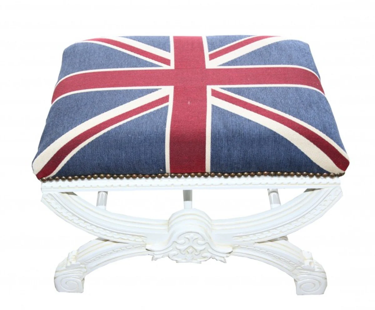 Casa Padrino barroco de heces / heces Uni¨®n Cruz Jack / blanco