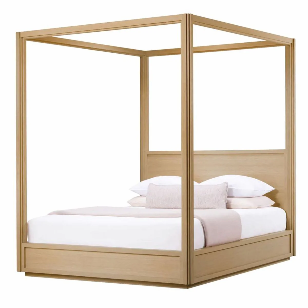 Casa Padrino cama con dosel de lujo natural 228,5 cm - Muebles de dormitorio y hotel