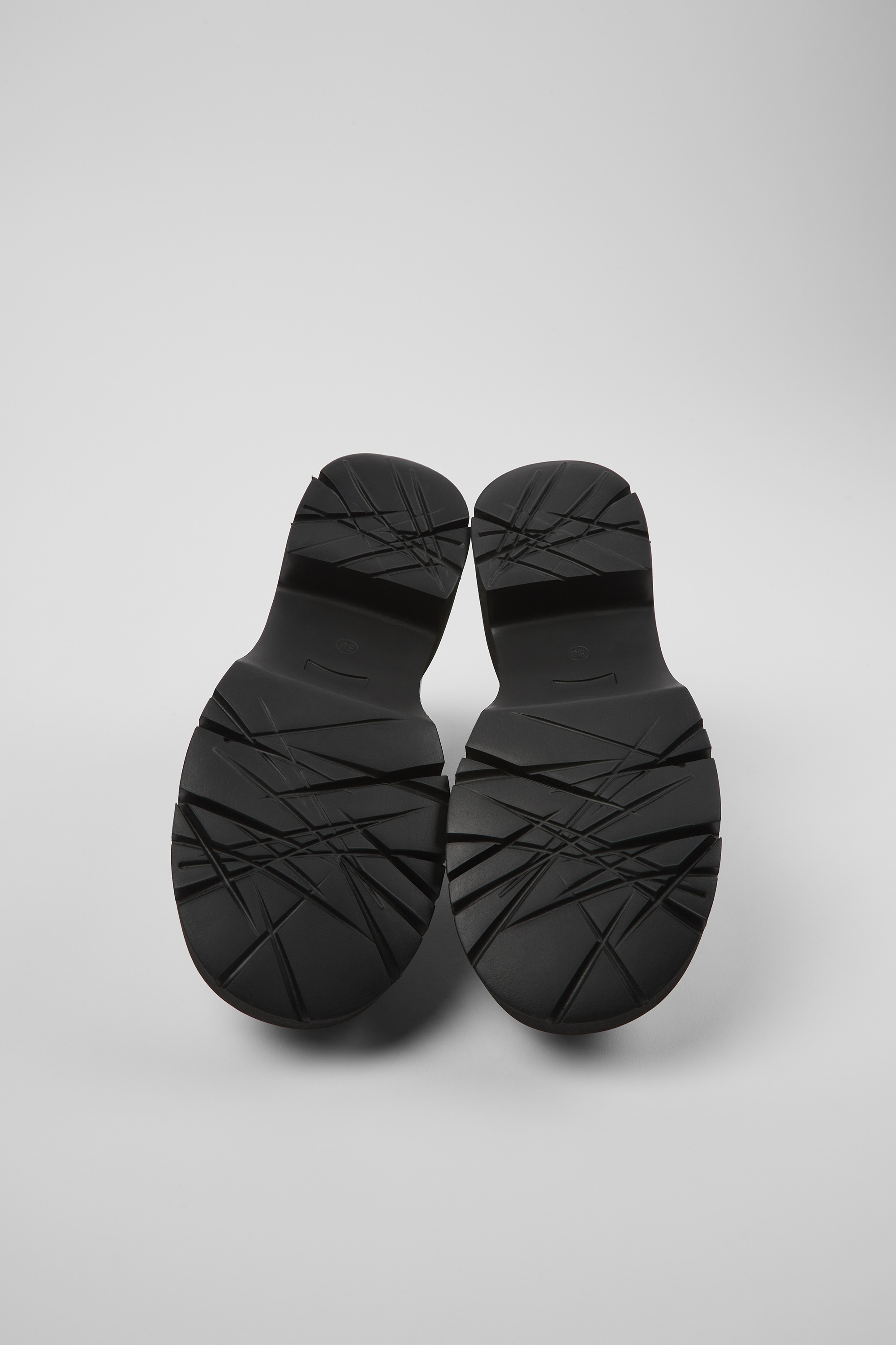 Milah - Gray leather loafers for women