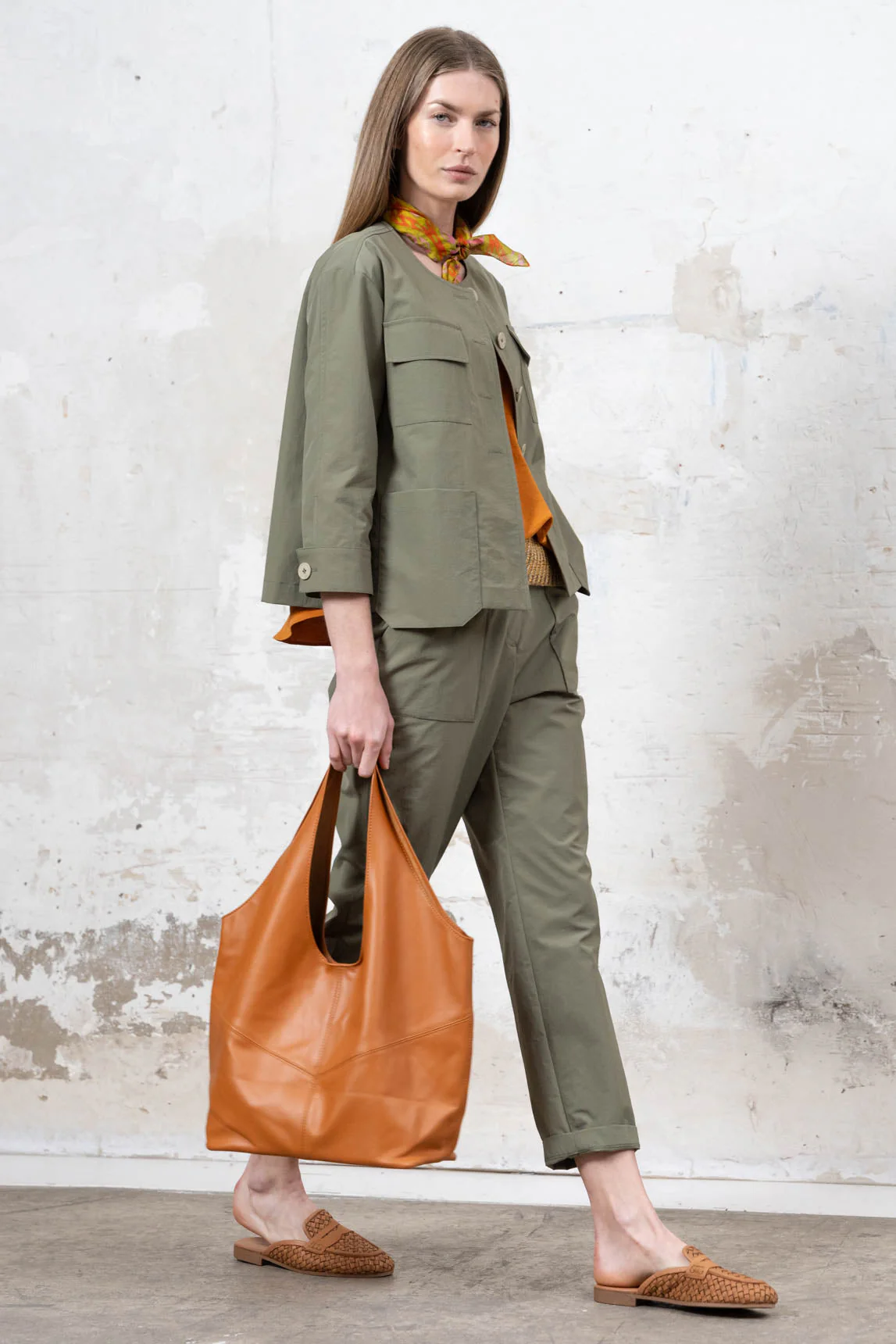 Rivera-spain Top Calvi naranja