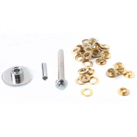 Brunner pack 20 ojetes metálicos con útiles para su montaje