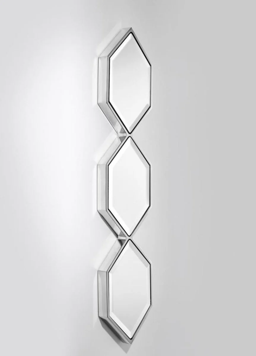 Espejo dise?ador Casa Padrino de plata 25 x H. 110 cm - espejo de pared de lujo