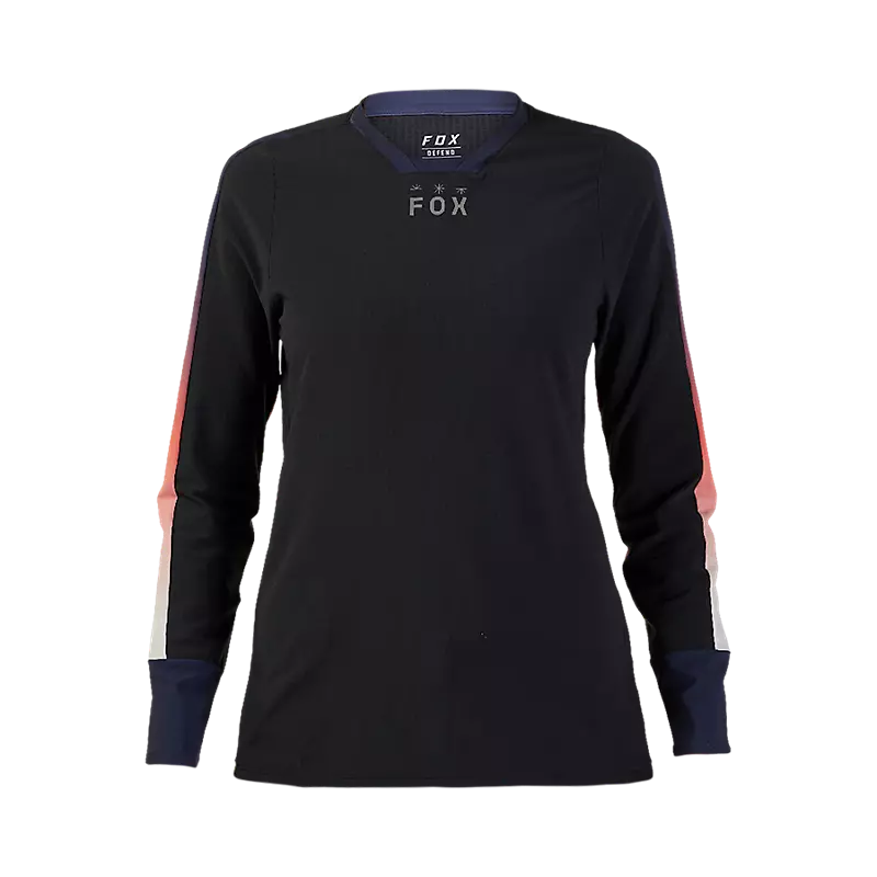 Womens Defend Lunar Thermal Long Sleeve Jersey