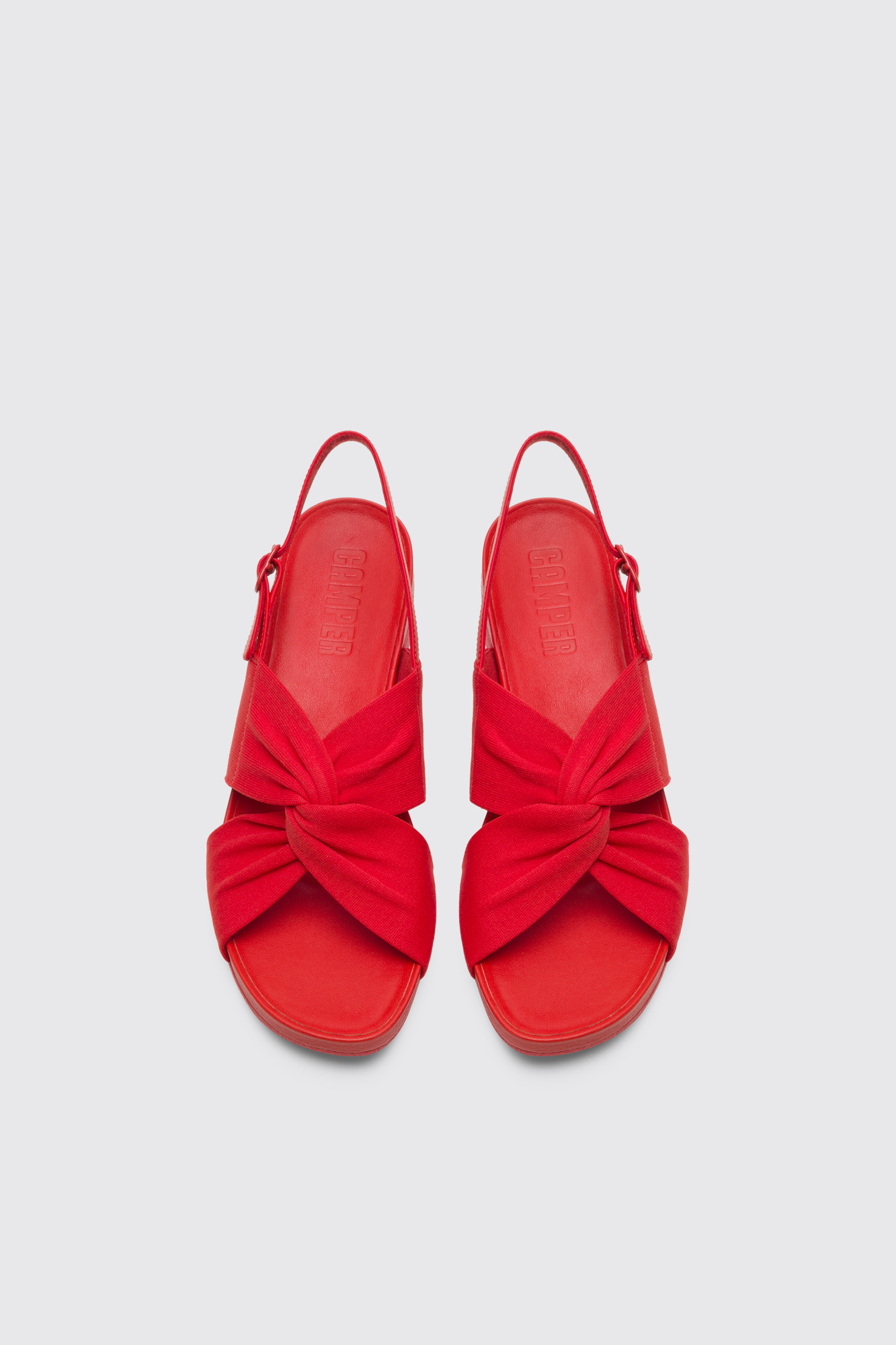 Minikaah - Red sandal for women
