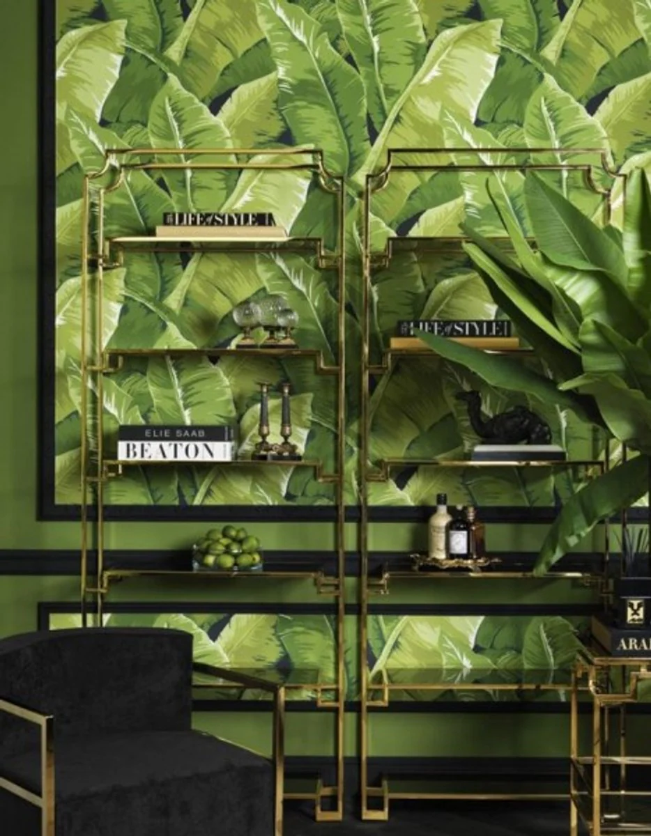 Casa Padrino luxury art deco designer hotel lounge armchair gold - Luxury Quality