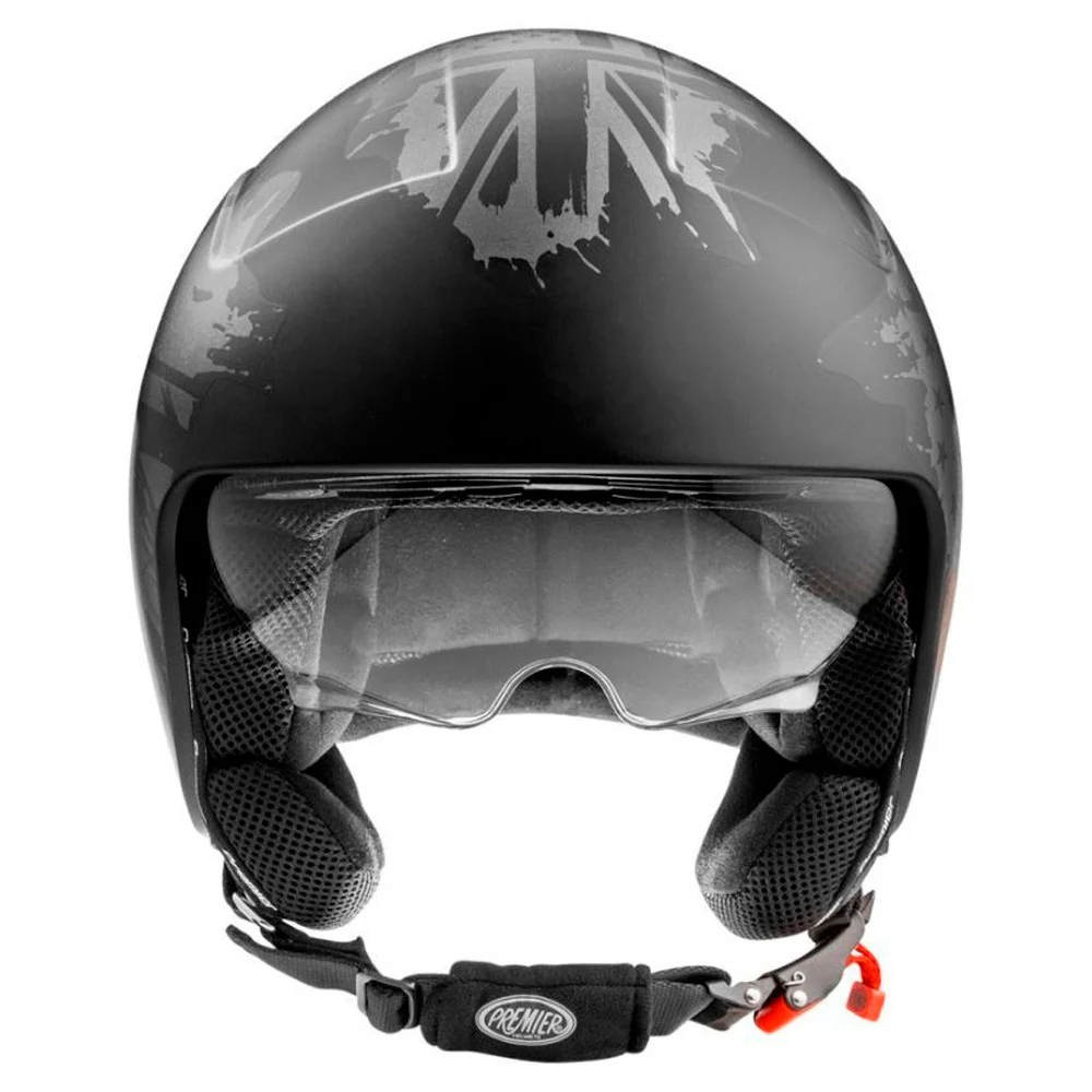 CASCO JET PREMIER ROCKER AM 9 BM NEGRO MATE / GRIS