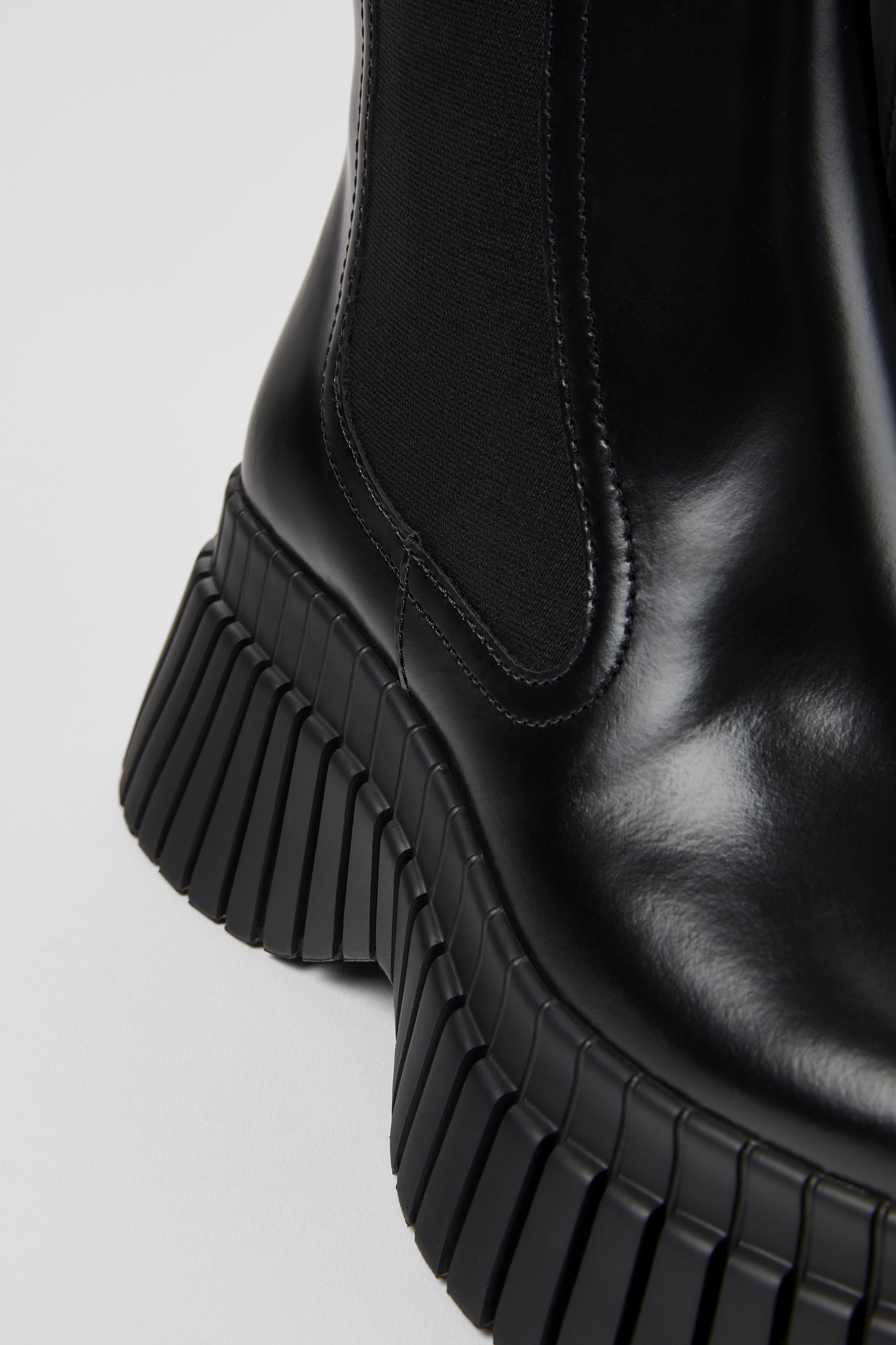 BCN - Black leather boots for women