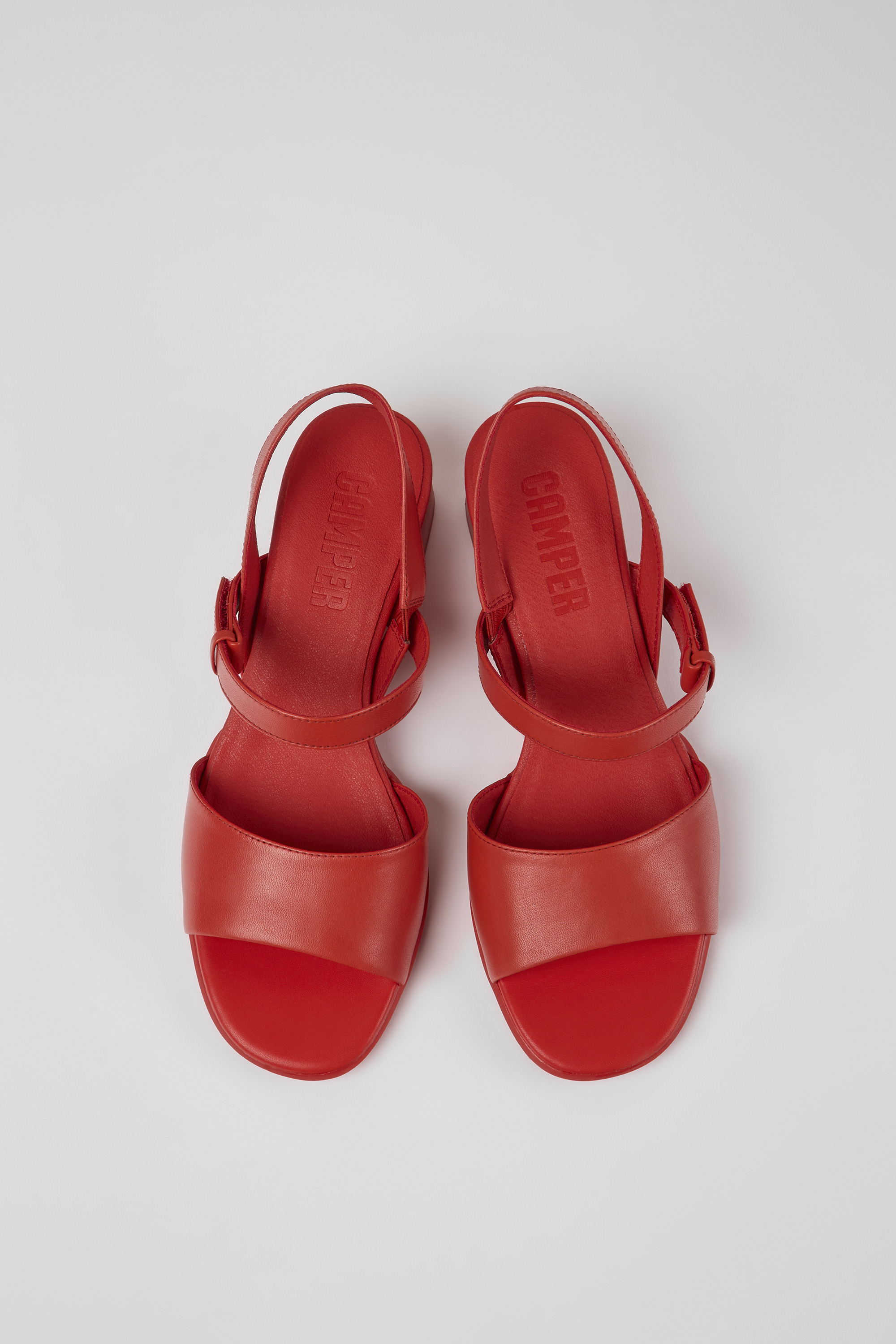 Katie - Red sandal for women