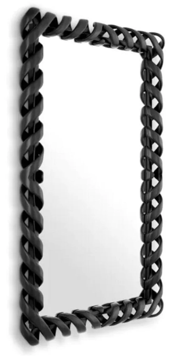 Casa Padrino espejo de lujo de caoba negro A. 141 cm