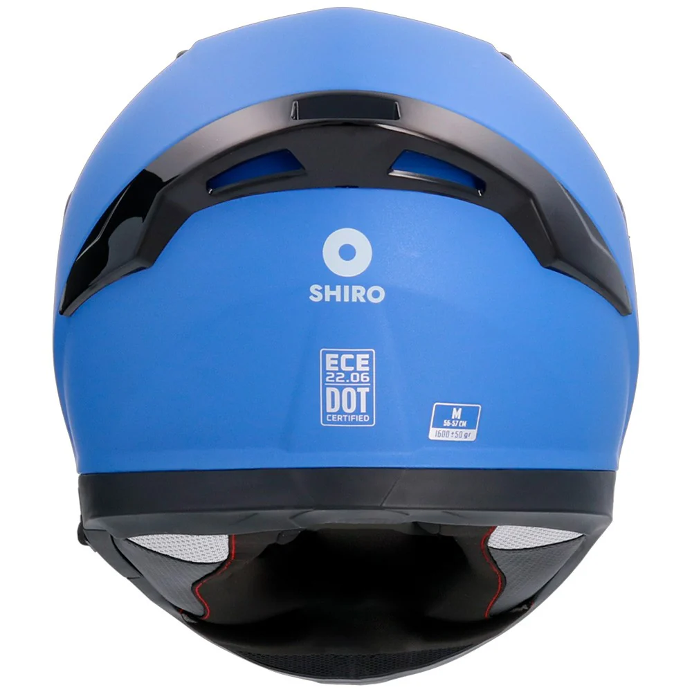 CASCO SHIRO KATANA SOLID AZUL MATE