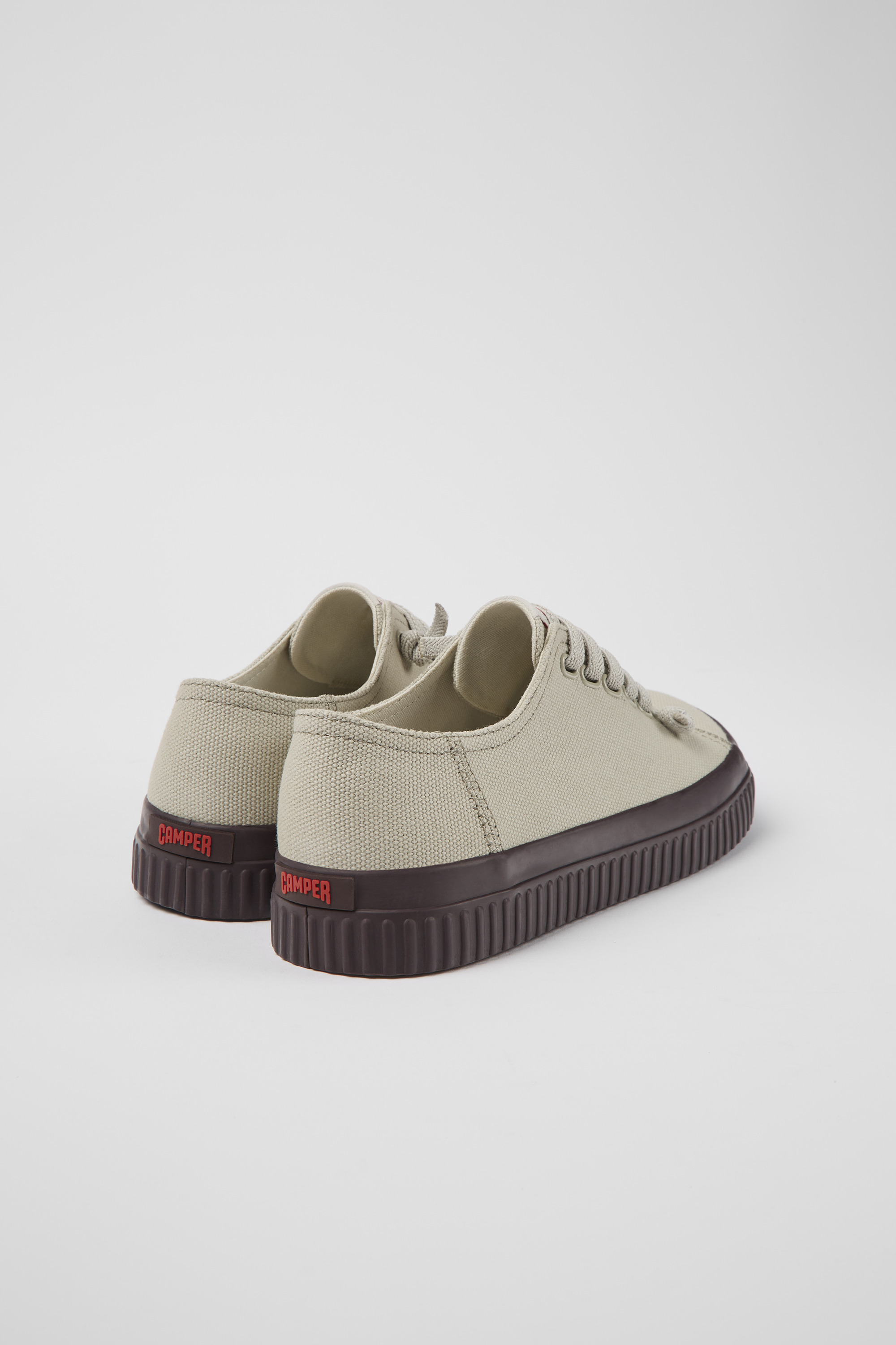 Peu Roda - Gray recycled cotton sneakers for women