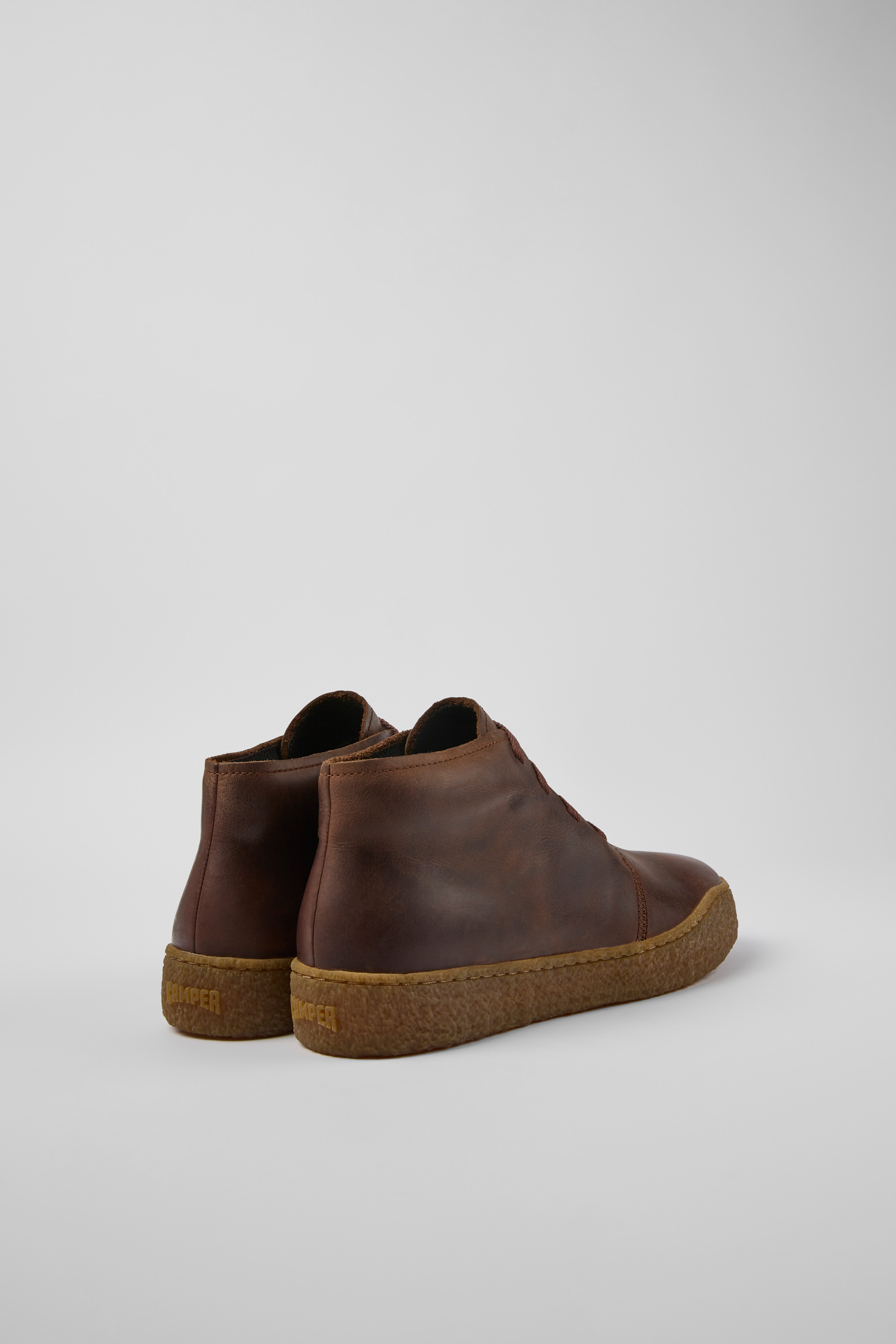 Peu Terreno - Brown leather shoes for men