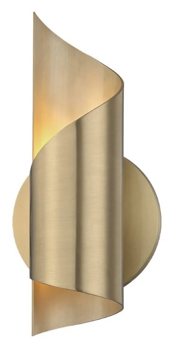 Casa Padrino l¨¢mpara de pared LED de lujo lat¨®n antiguo A. 24,77 cm