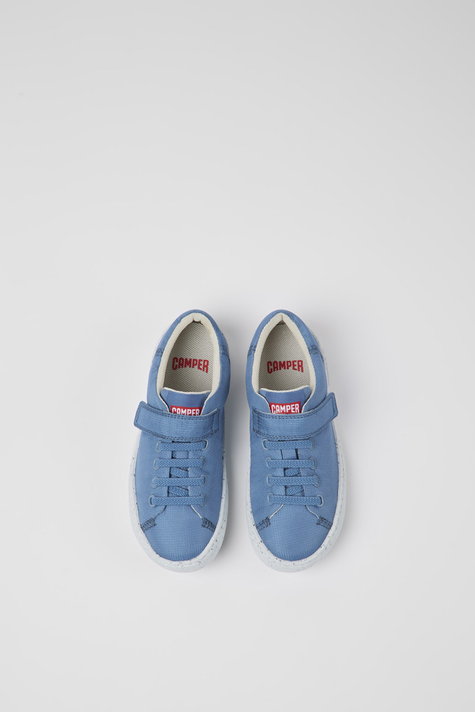 Peu Touring Blue fabric shoes for children