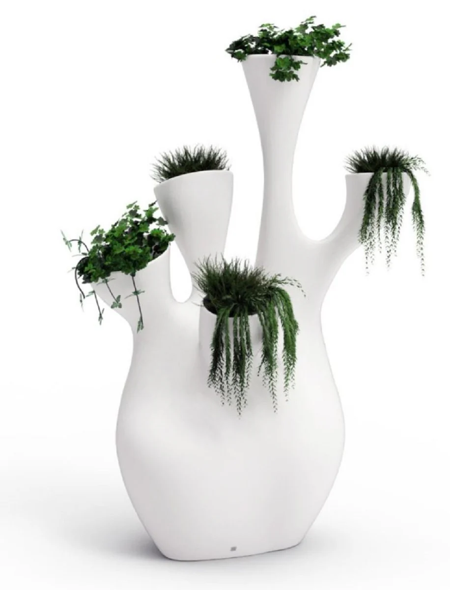 Casa Padrino maceta de lujo blanco mate 135 x 85 x A. 200 cm