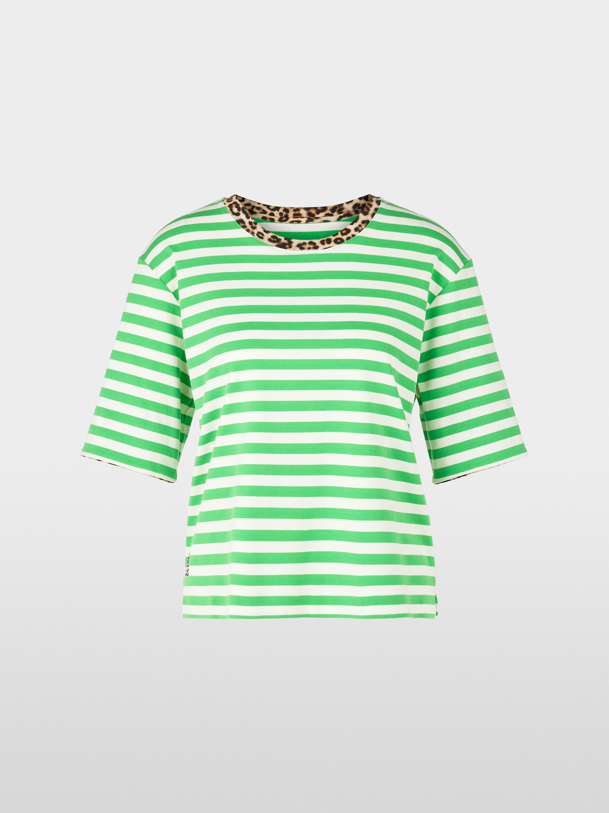 Marc-Cain Striped t-shirt with 3/4 sleeves