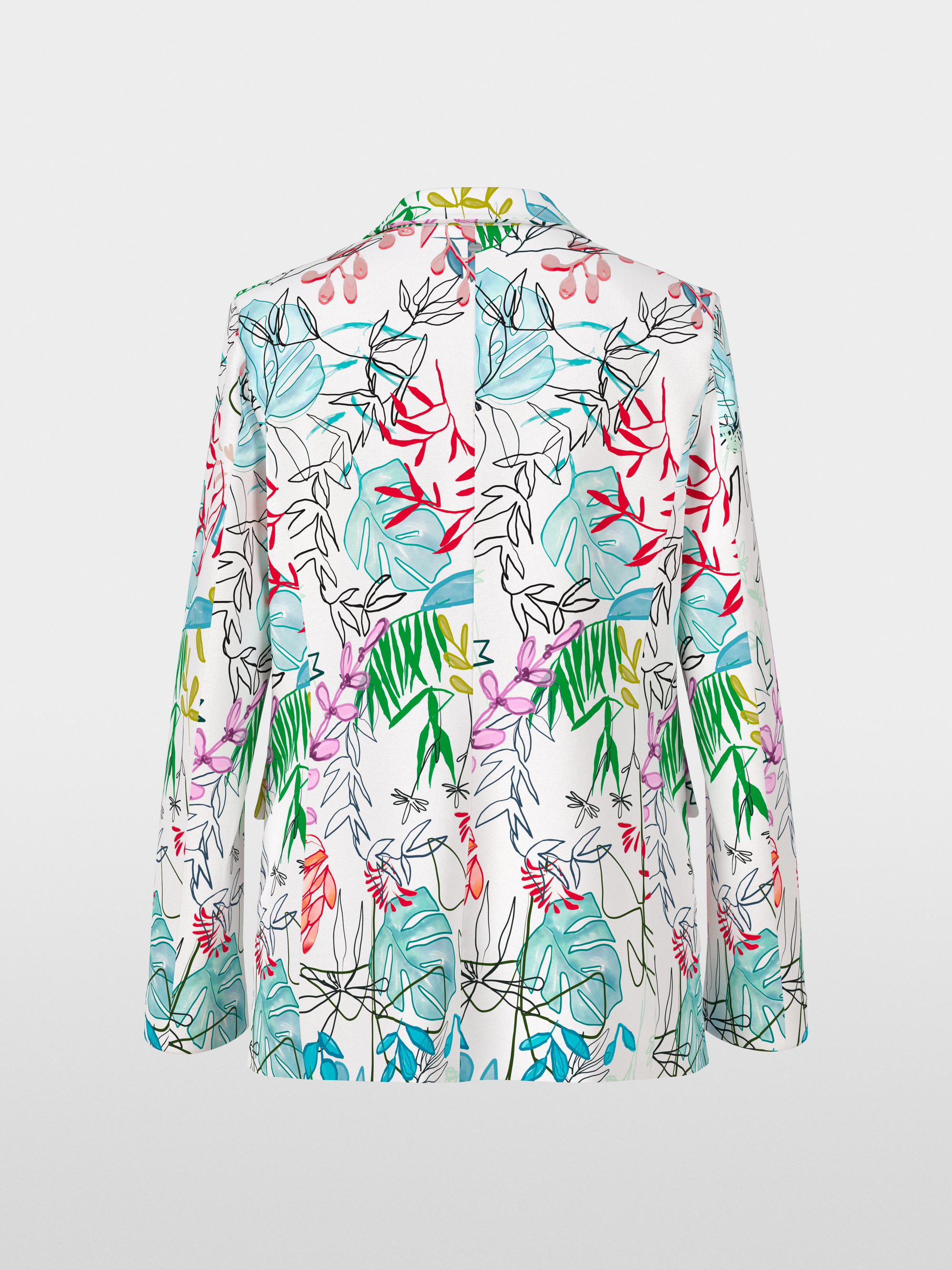Marc-Cain Trendy blazer with all-over leaf motif