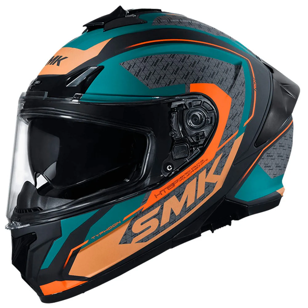 CASCO SMK TYPHOON RD1 VERDE / NEGRO