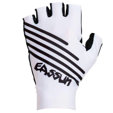 GUANTES VENTILADOS EASSUN AERO SHORT - BLANCO / NEGRO