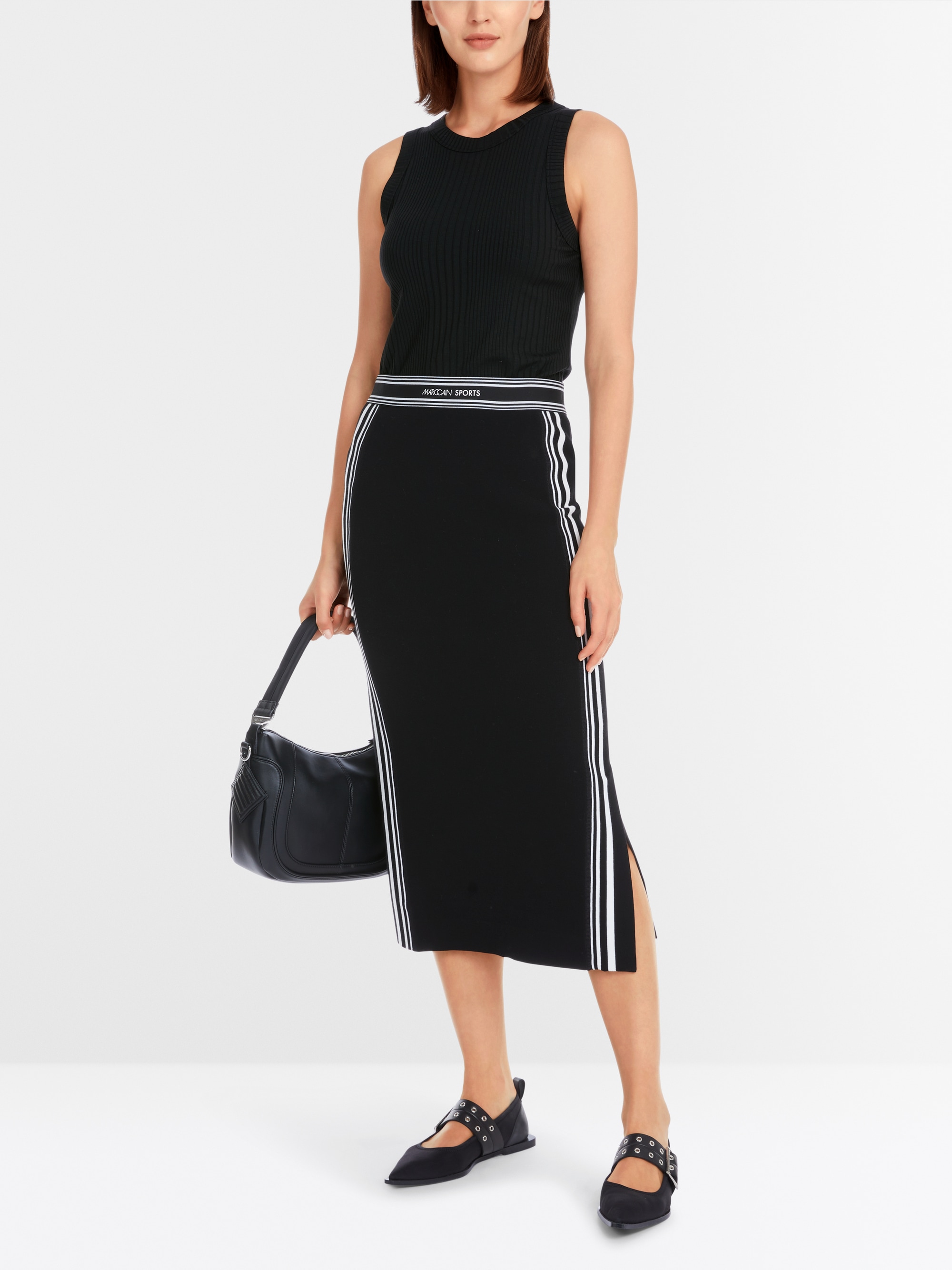 Marc-Cain Sleeveless top in viscose stretch