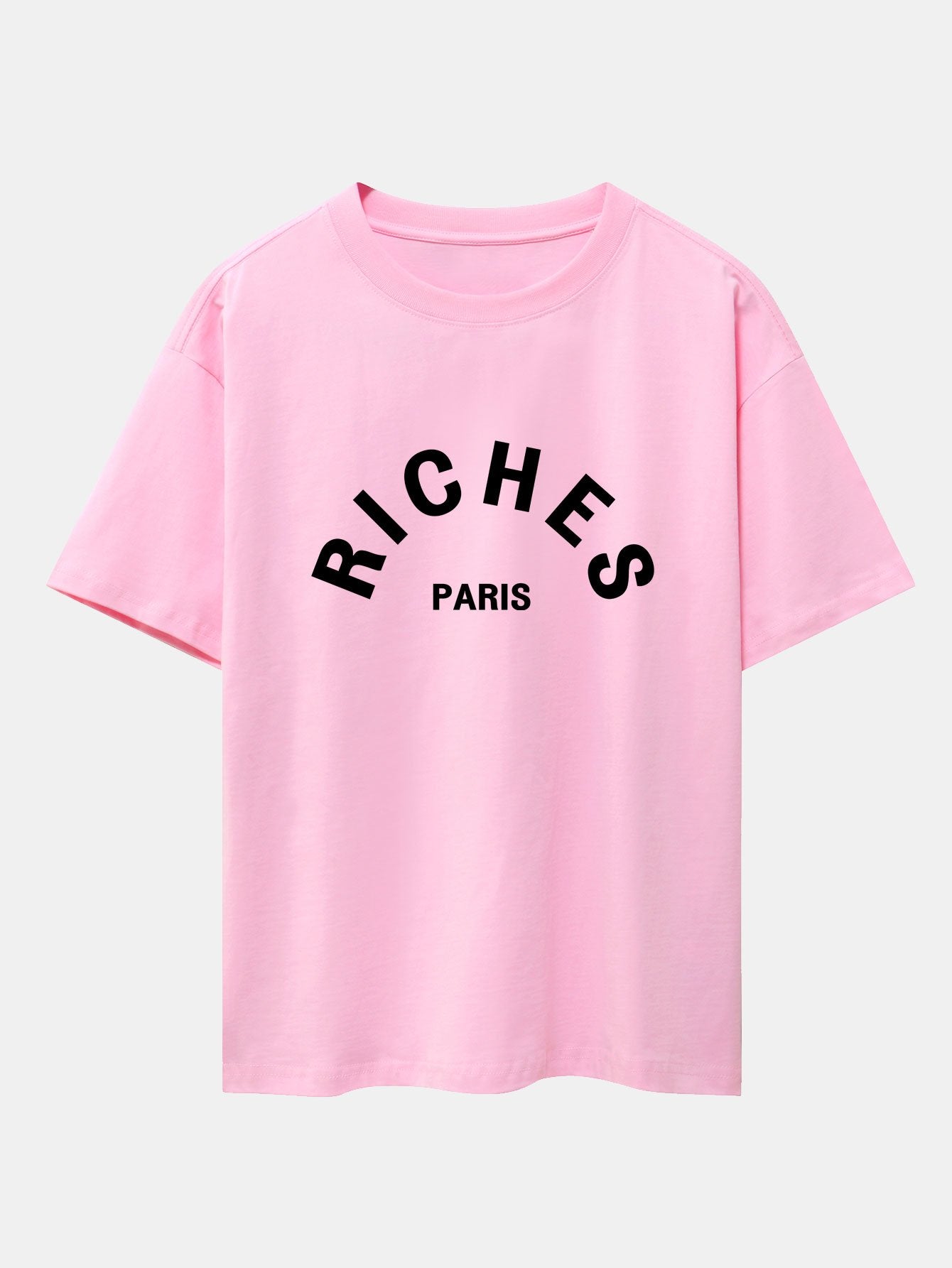 Riches Paris Print Oversize T-Shirt