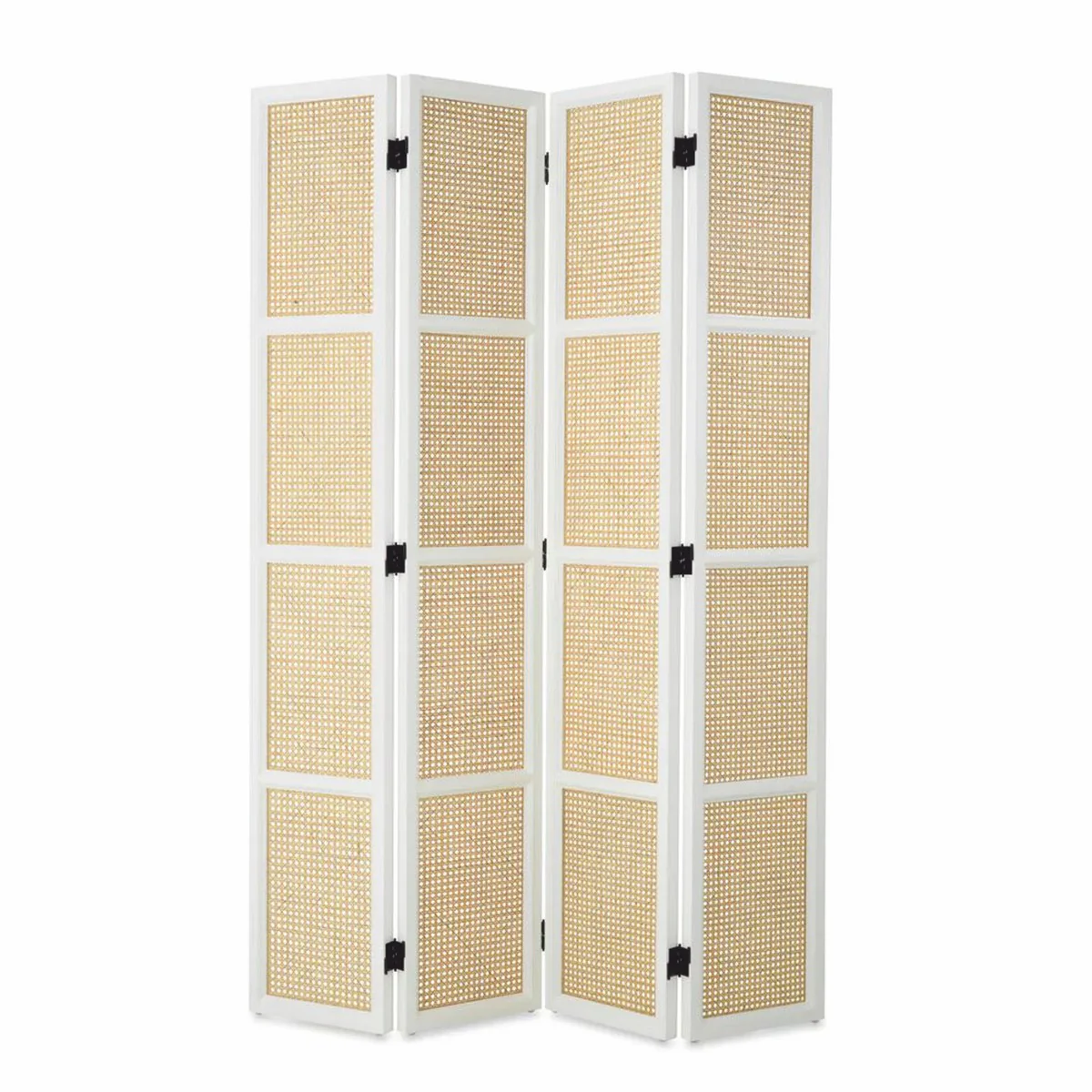 Casa Padrino separador de ambientes de lujo blanco / natural 163 x A. 225 cm - Interior de lujo