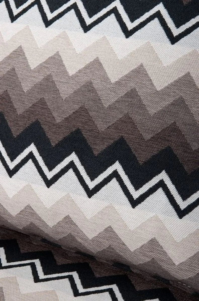 Casa Padrino luxury lounge armchair chevron brown - Hotel Furniture