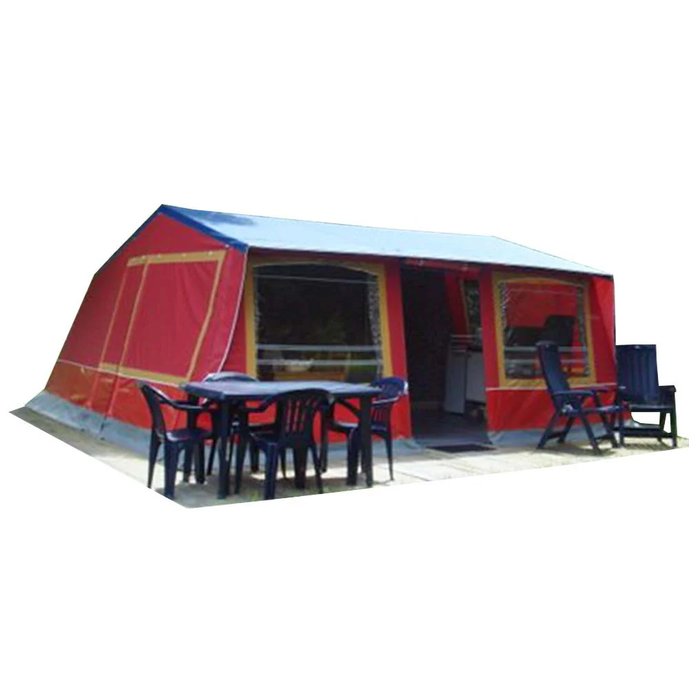 Tienda de campaña chalet Ticamo TOSSA roja