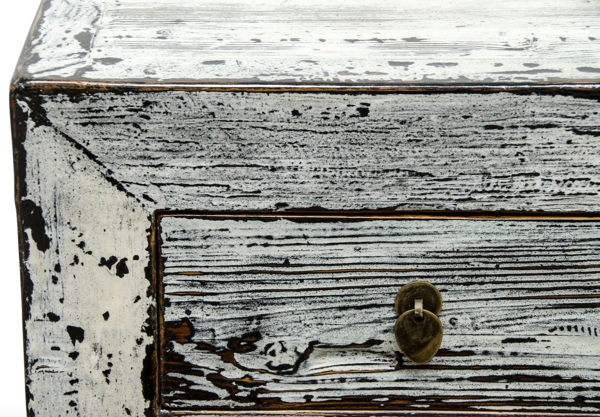 Casa Padrino consola de estilo country estilo antiguo blanco 90 x 40 x H. 85 cm - Muebles de Estilo Country