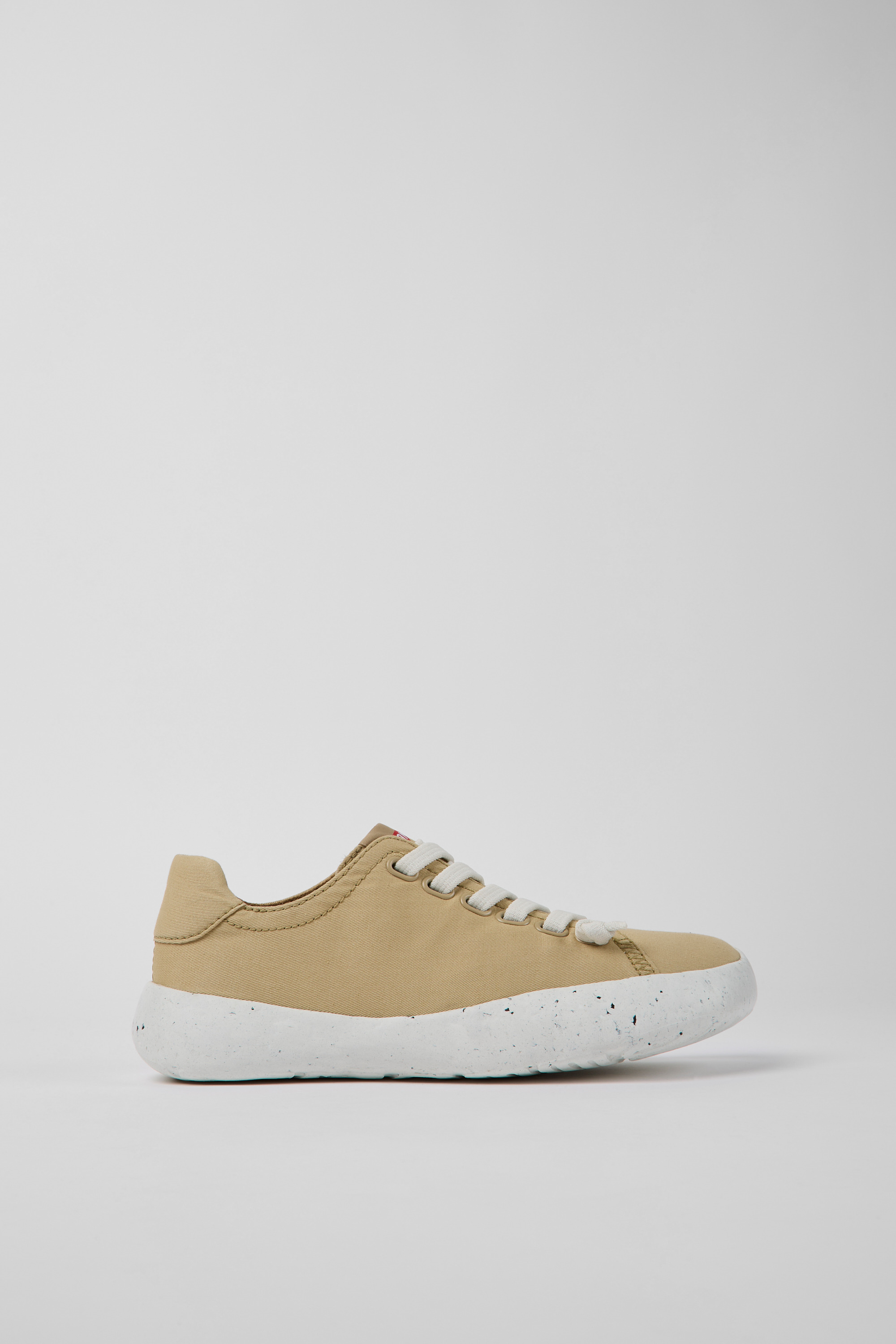 Peu Stadium - Beige textile sneakers for women