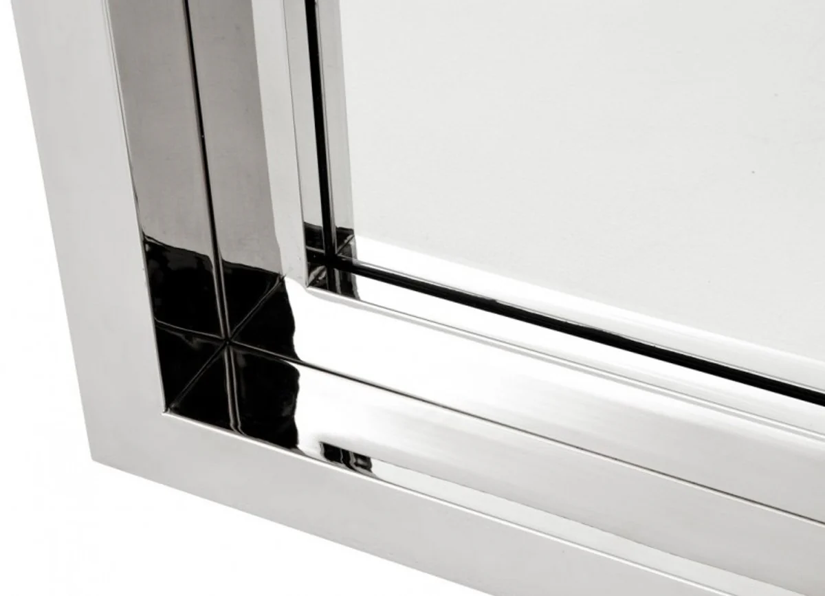 Casa Padrino luxury wall mirror stainless steel plated 195 x 95 cm - Luxury Hotel Collection