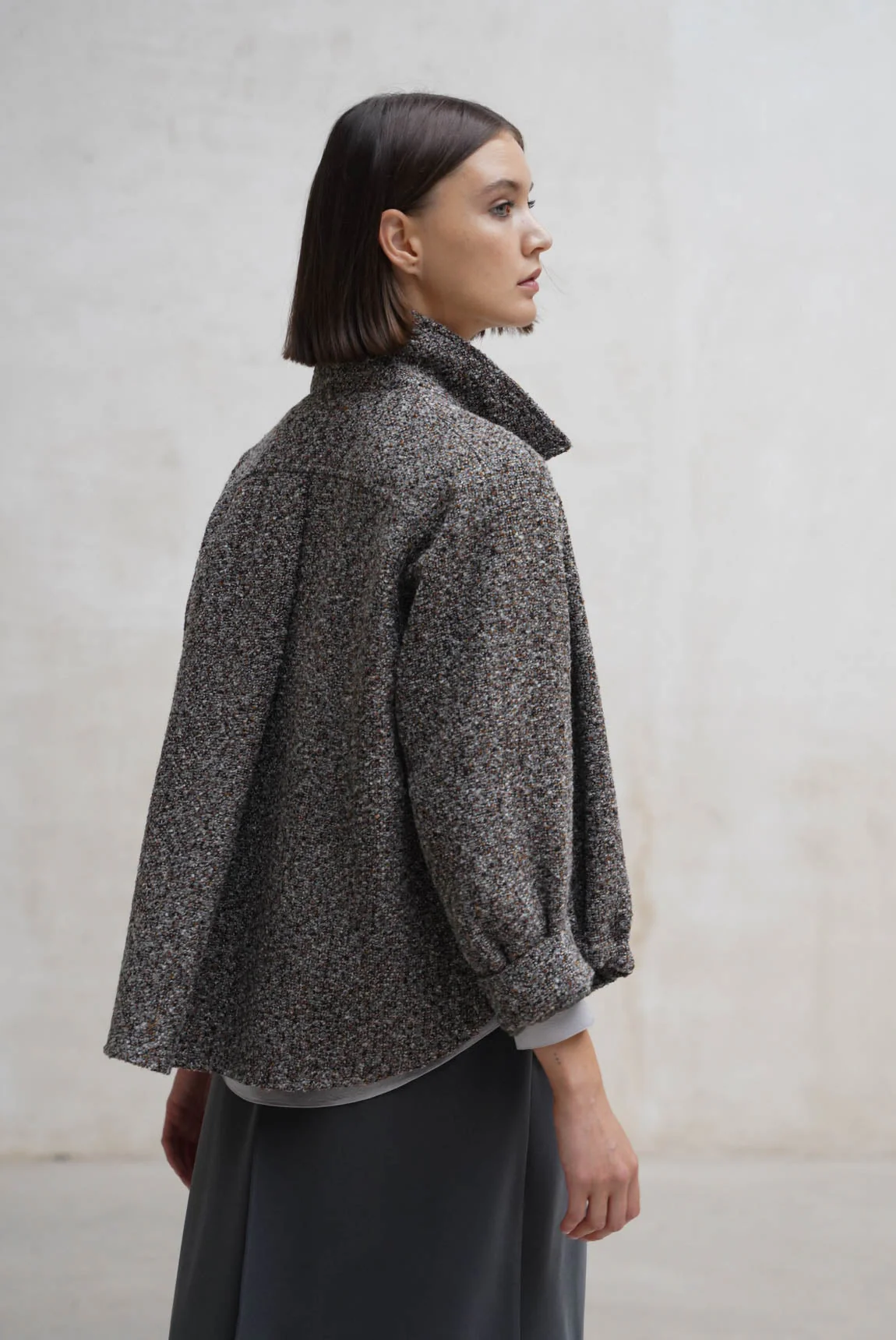 Rivera-spain Cazadora Novara jaspeado gris