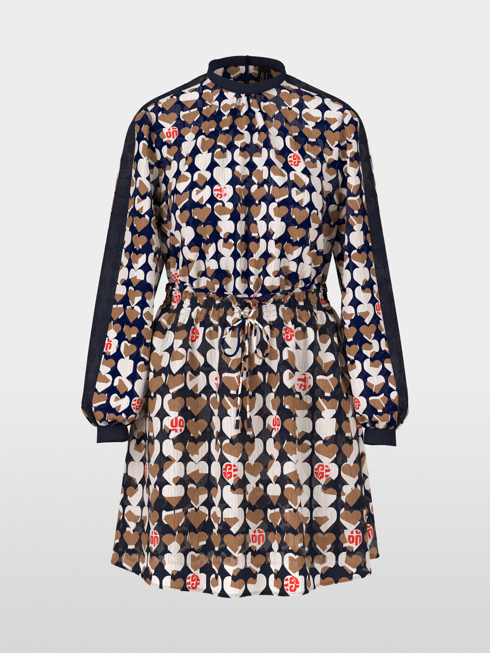 Marc-Cain Mini dress in printed viscose crepe