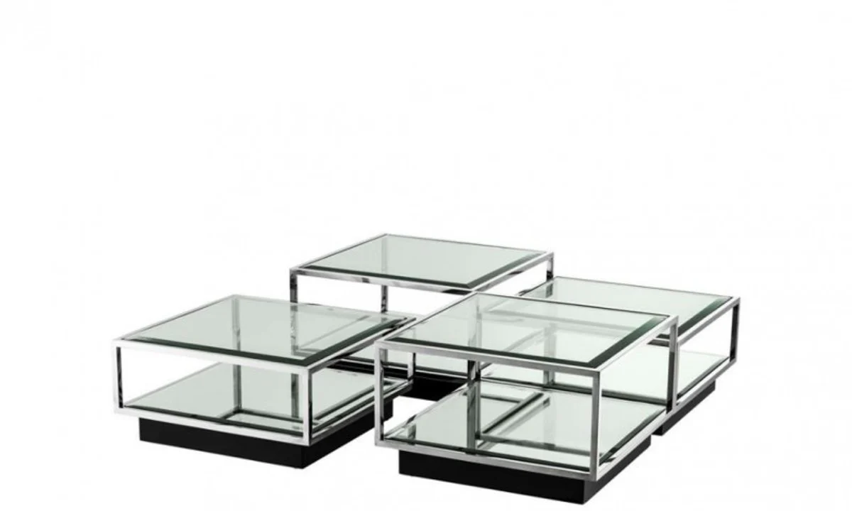 Casa Padrino art deco luxury coffee table set of 4 - Living Room Coffee Table