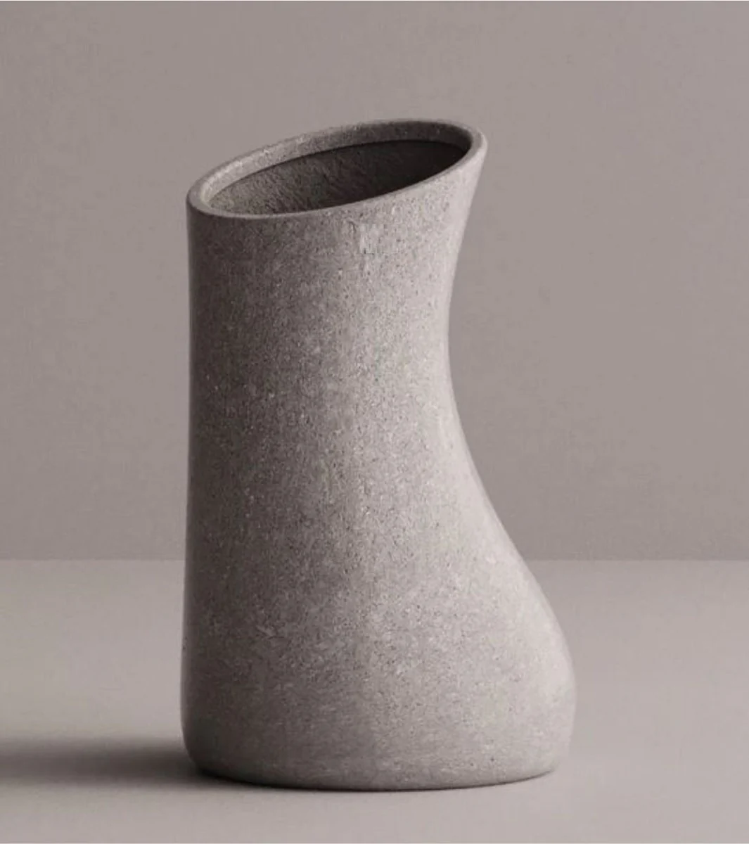 Casa Padrino maceta decorativa de lujo gris Alt. 76 cm - Maceta de hormig¨®n