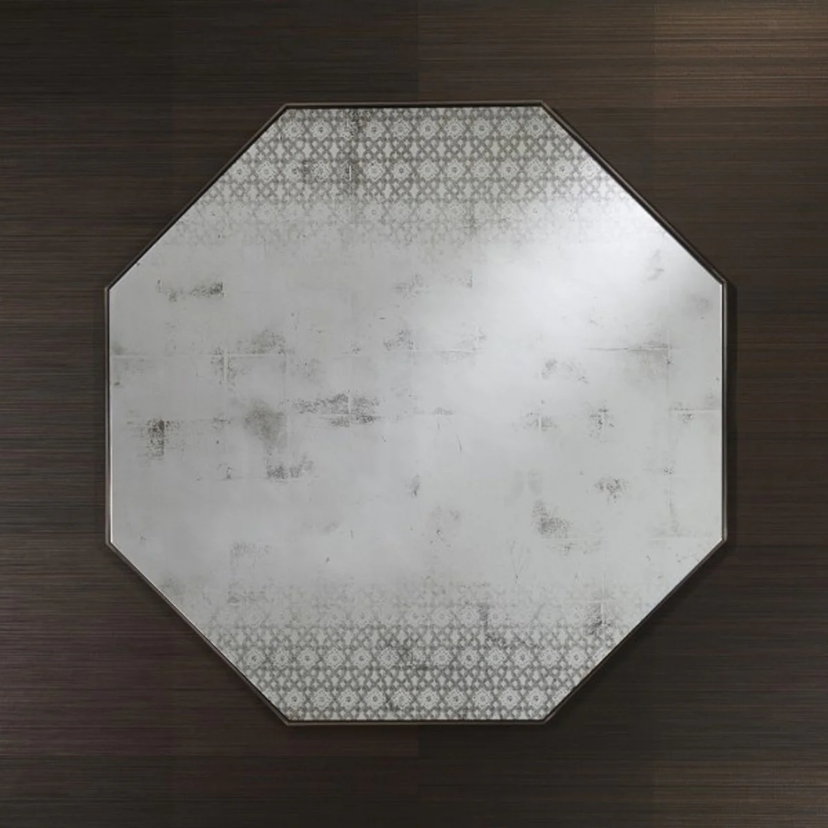 Casa Padrino Art Deco Vintage wall mirror antique style silver