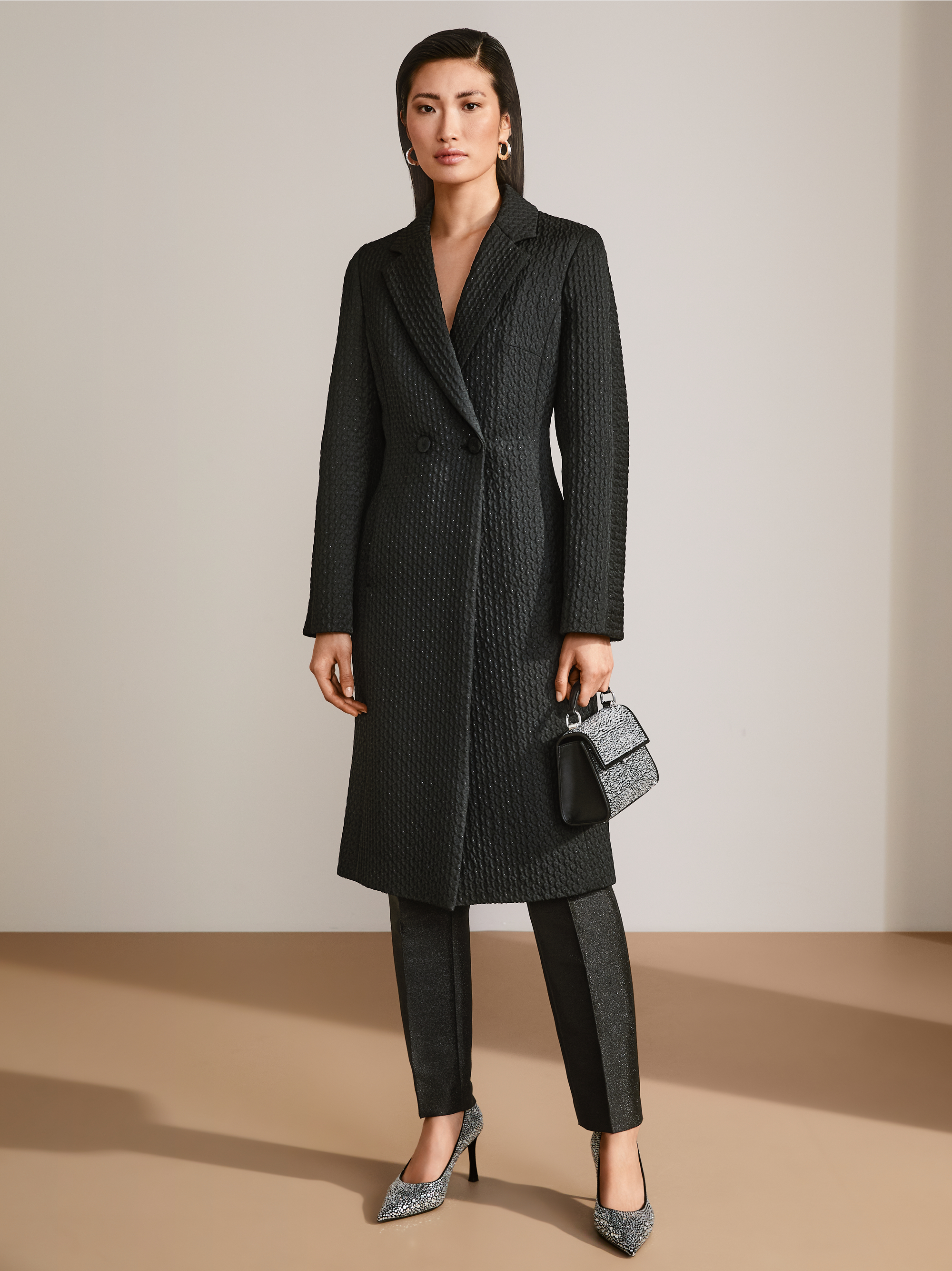 Marc-Cain Coat with metallic details