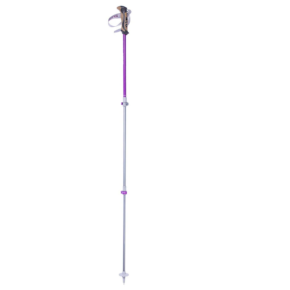 Pinguin Ascent FL Cork violet-Bastones de trekking