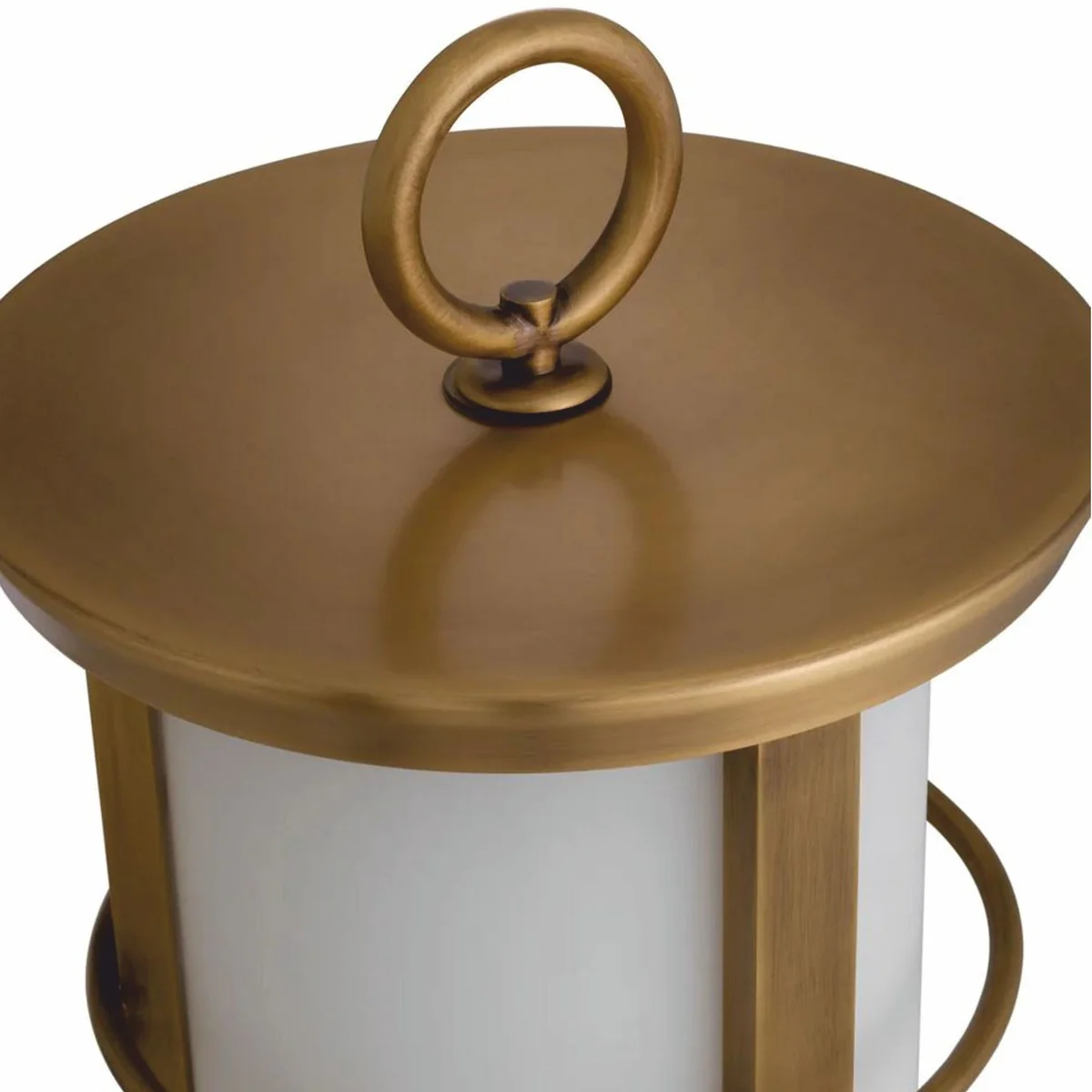 Casa Padrino l¨¢mpara de mesa LED de lujo para exterior lat¨®n antiguo / blanco ? 29 x A. 60 cm