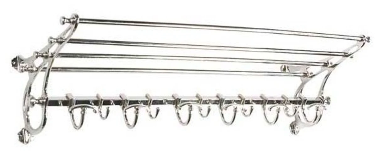 French luxury wall wardrobe plated stainless steel silver-colored wardrobes holder Mod Orleans - Wardrobe Antique Baroque style Art Nouveau Hotel, Cafe Restuarant furniture