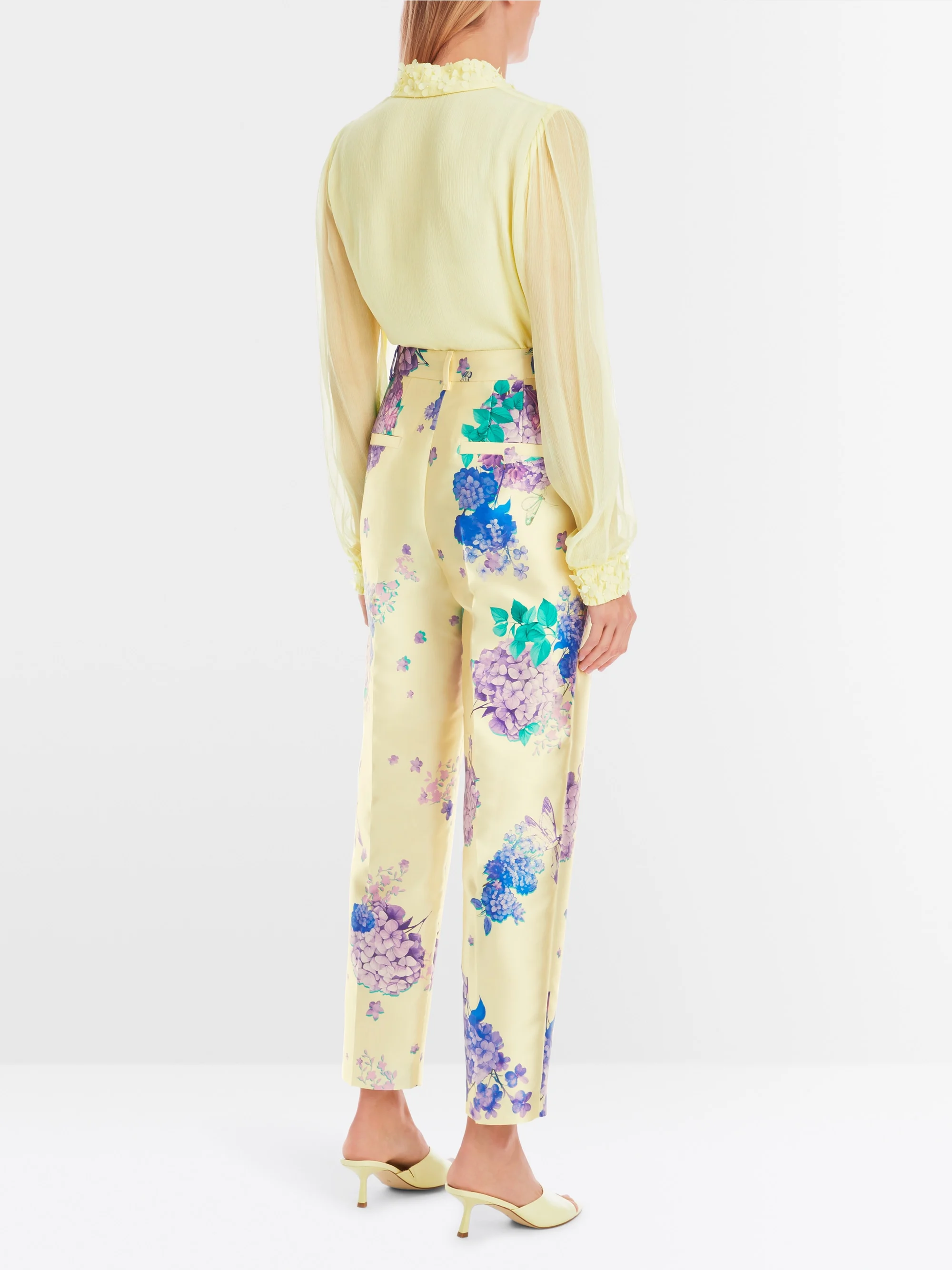 Marc-Cain FORDON printed high-waist trousers