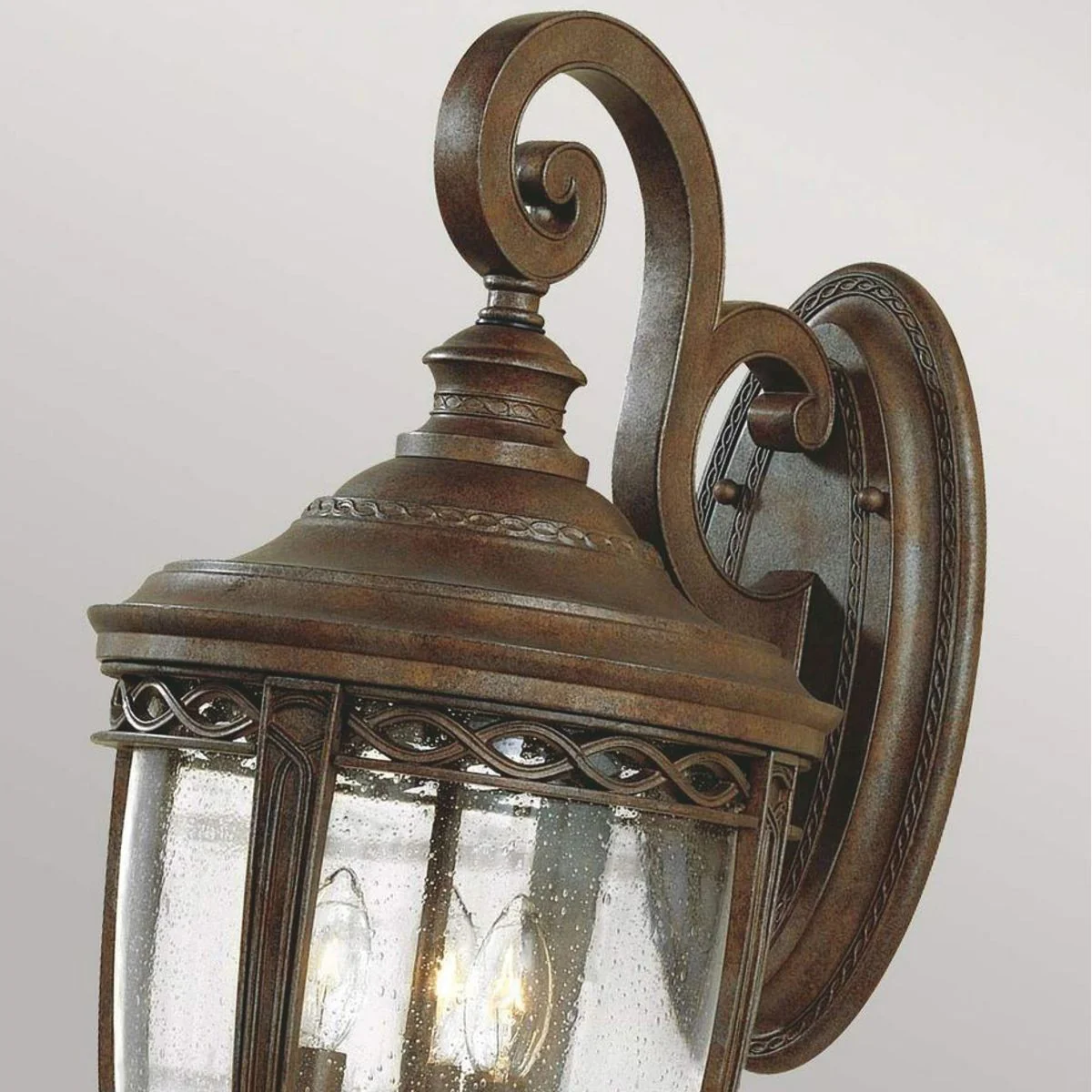 Casa Padrino l¨¢mpara de pared de exteriores barroco bronce antiguo A. 62,2 cm - Iluminaci¨®n exterior