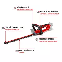 Cordless Hedge Trimmer GC-CH 18/50 Li-Solo