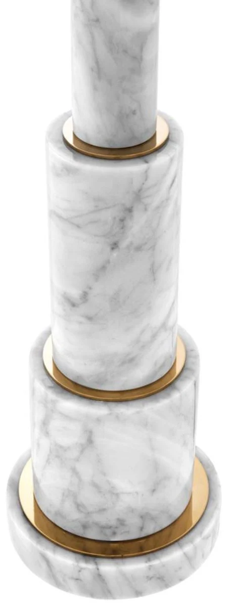 Casa Padrino l¨¢mpara de mesa de lujo con pantalla negra 17 x 40 x H. 80,5 cm - Muebles de Sal¨®n de Lujo