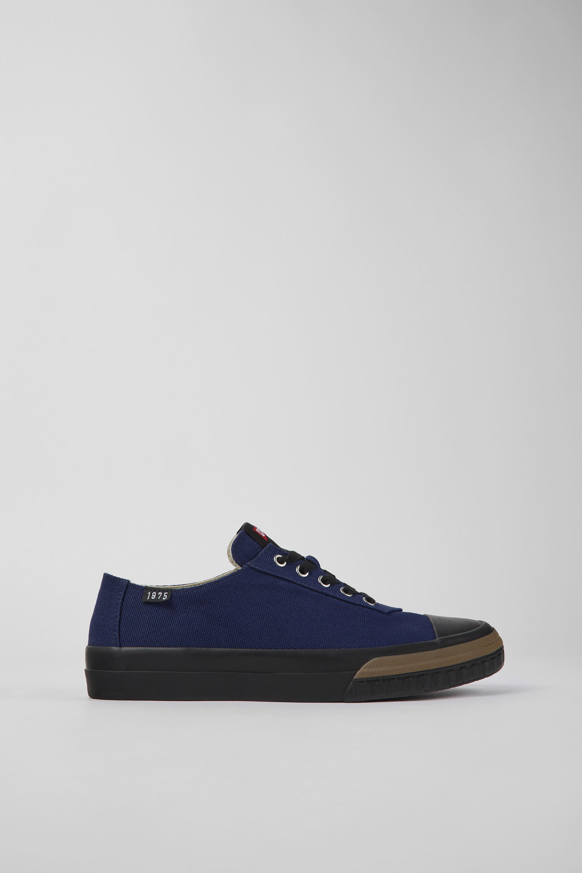 Camaleon - Blue recycled cotton sneakers for men