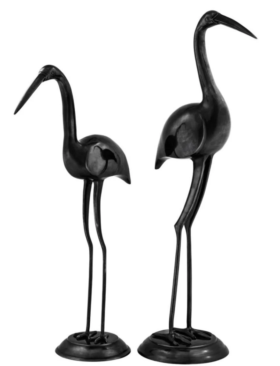 Casa Padrino figuras de bronce de lujo cig¨¹e?as juego de 2 - noble y lujosa