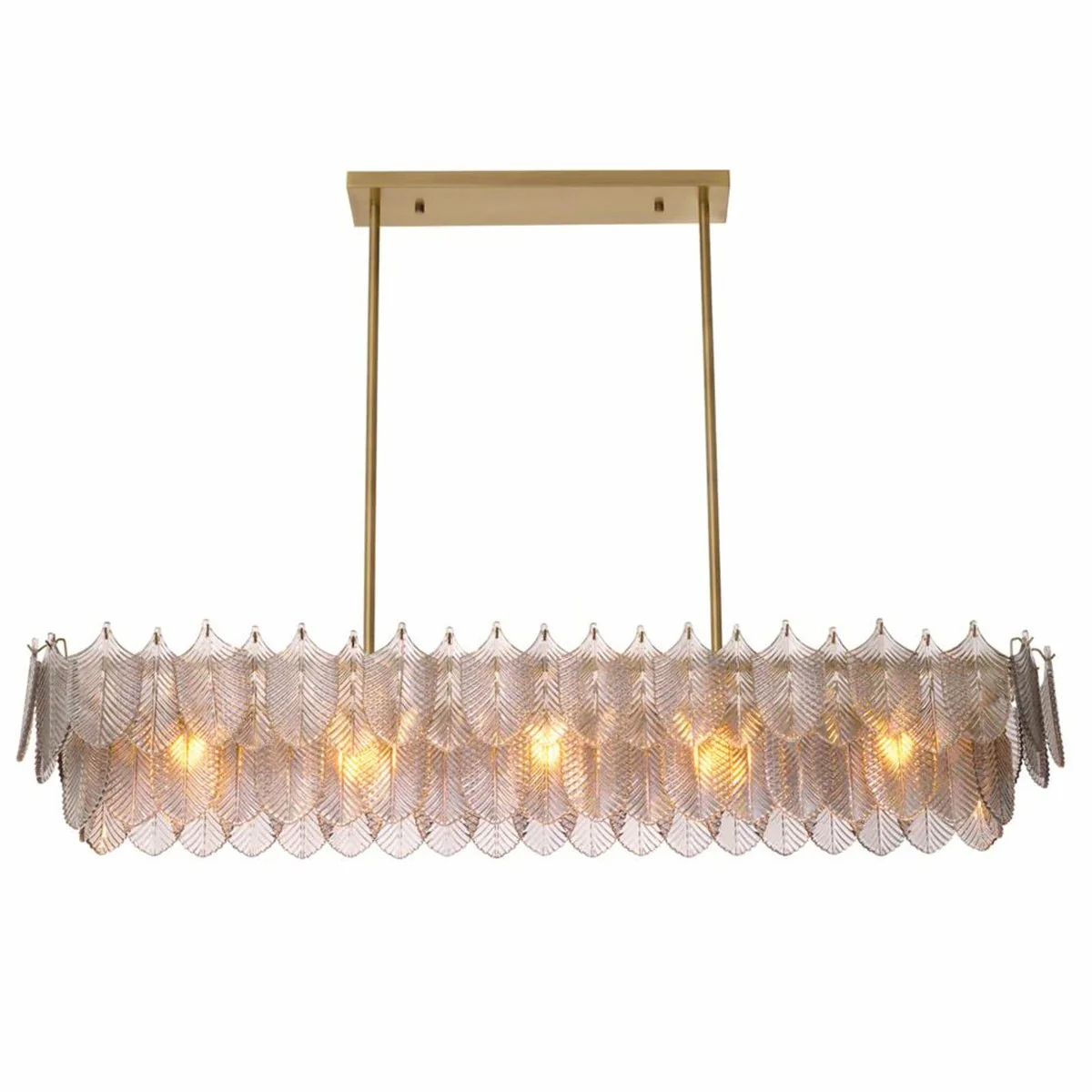 Casa Padrino l¨¢mpara de ara?a de lujo de sal¨®n lat¨®n / gris 140 cm