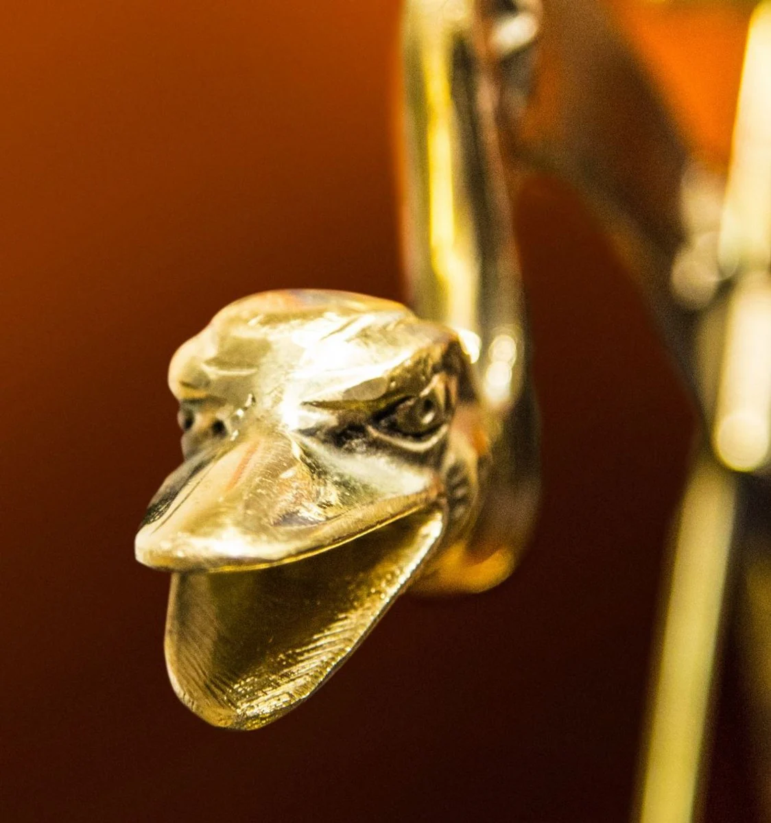 Casa Padrino Reloj de Sol Art Nouveau Oro Ø 34 x H. 42 cm - Decoración de Jardín de Lujo